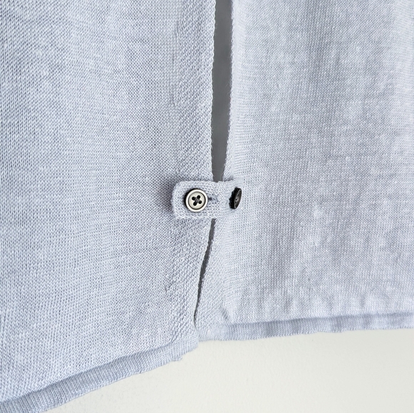 NWT Simons 100% Linen Button-Back Cardigan - Picture 8 of 11